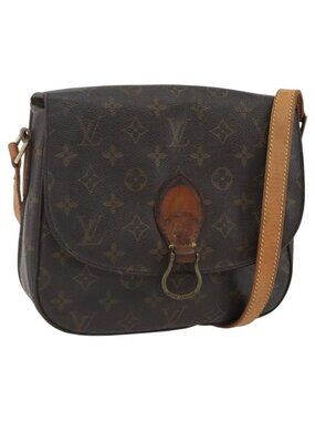 Authentic LOUIS VUITTON Monogram Saint Cloud GM Shoulder Bag M51242 LV